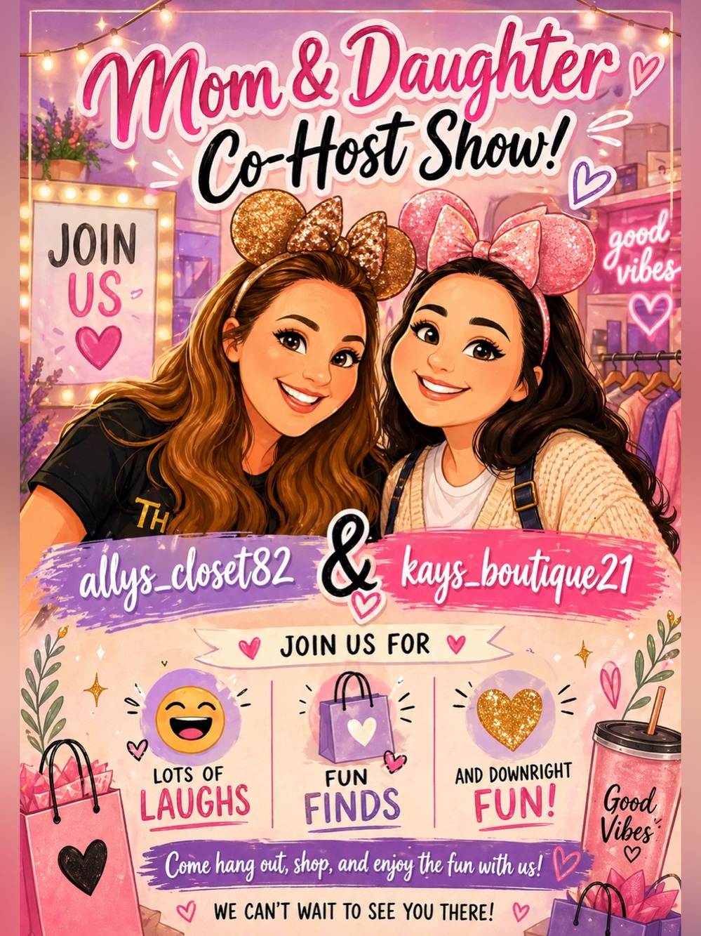 ✨💕 Mom & Daughter Co-Host Show! 💕✨